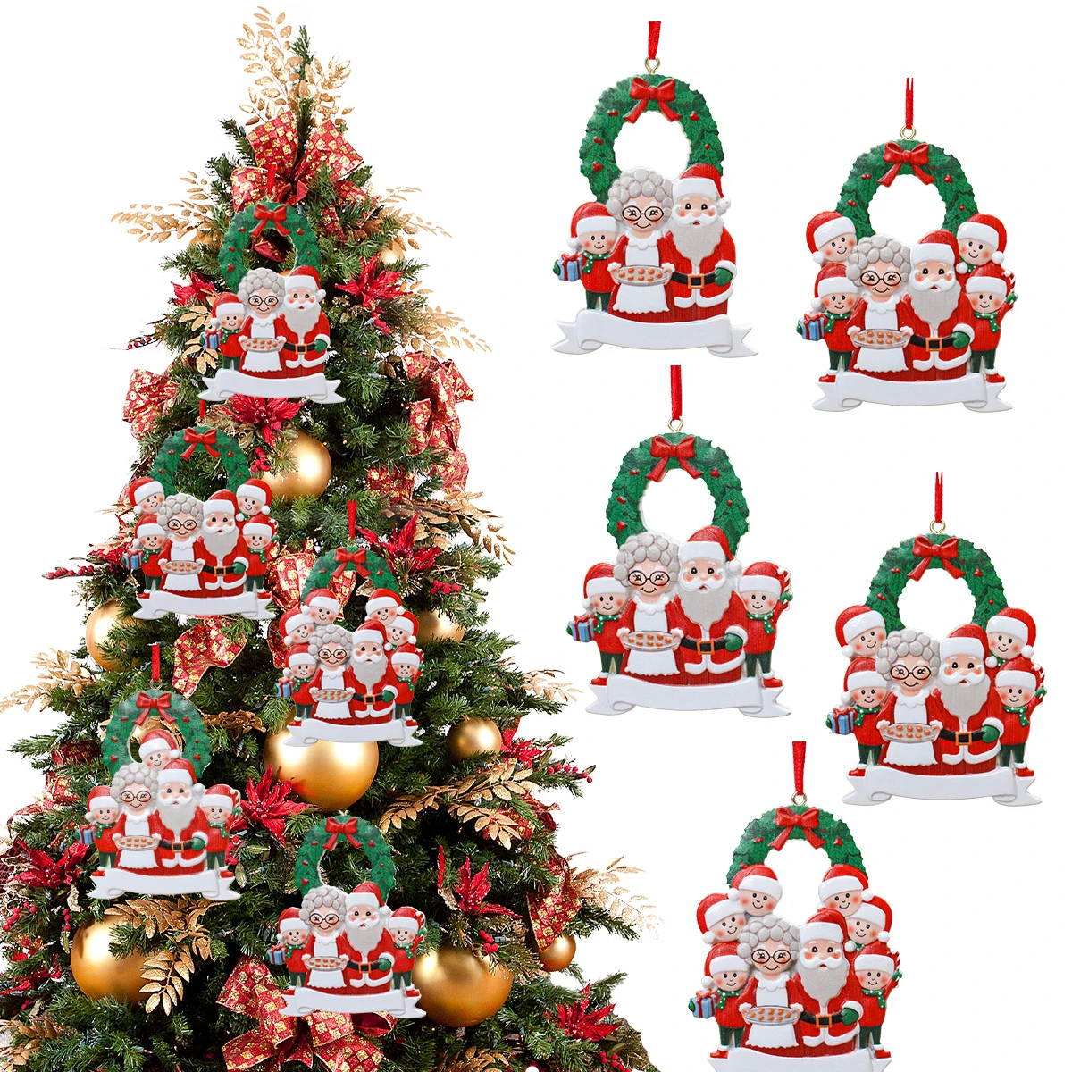 

2021 Christmas Tree Pendants Merry Christmas Decorations For Home Xmas Ornaments Navidad Kerst Noel Natal Happy New Year 2022