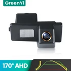 GreenYi 170  AHD 720P траектория Автомобильная камера заднего вида для Ssangyong Rexton Kyron Korando Actyon Android DVD