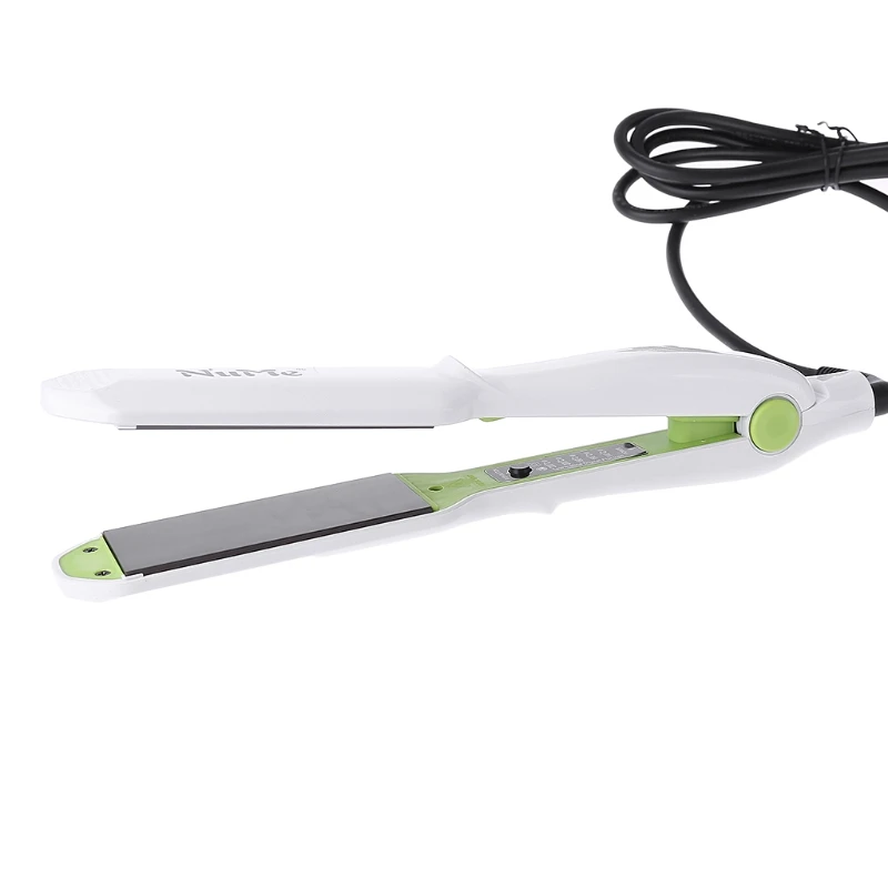 

Professional Curler Tourmaline Mini Ceramic Hair Straightener Flat Salon Home 896D