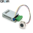 Растут K220 + R503 DC10-24V два реле Выход с администратораконечным пользователем доступа по отпечаткам пальцев Управление доска 0,5 s-60s-нормально разомкнутый реле