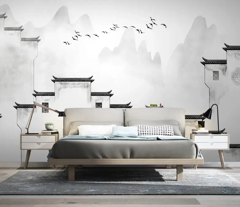 XUESU Customized wall coverings stylish personality TV background living room bedroom sofa | Обустройство дома