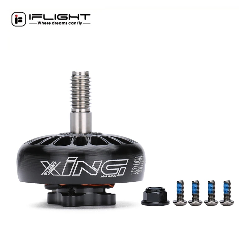 IFlight XING 2205 2300KV / 3200KV 4-6S FPV NextGen Motor black с 12*12mm/M2 монтажное отверстие для частей |