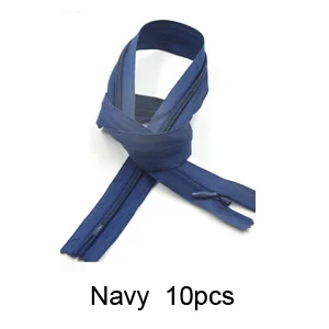 DG001-Navy Класс AAA 3#20 шт закрытые невидимые молнии 28 см для подушки, платья, 60 см DIY Швейные наборы Аксессуары молнии 40 см - Цвет: DG001-Navy