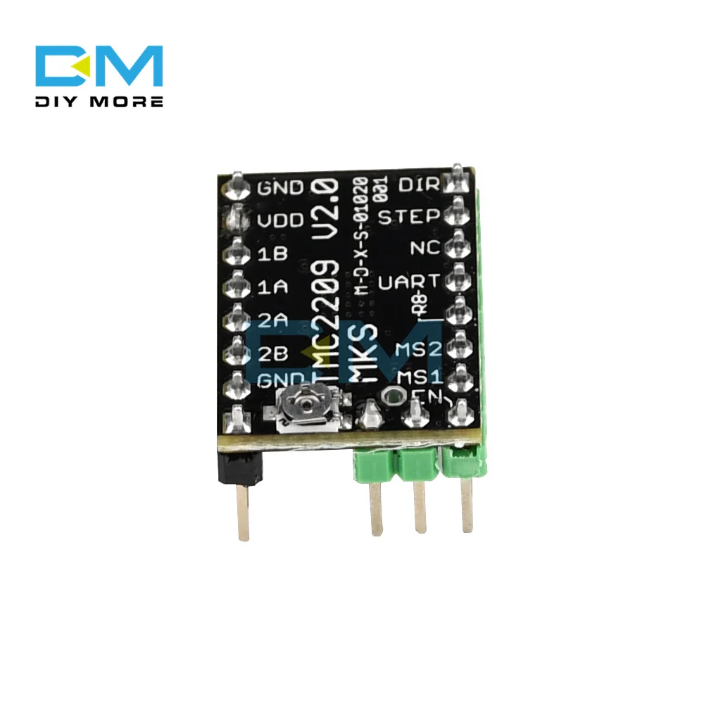 Драйвер шагового двигателя MKS TMC2209 V2.0 запасные части для 3D-принтера 2 5 А UART