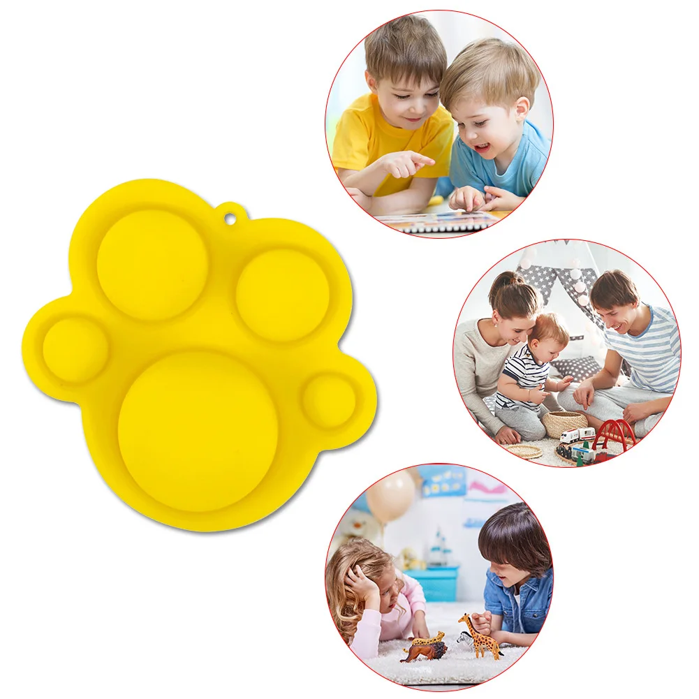 

Silicone Safety Decompression Toys Fun Squeeze Finger Exercise Board Early Education Toys for Intellectual Development
