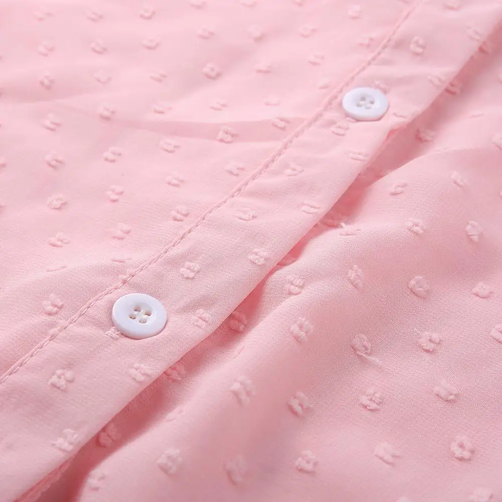 

Women Elegant Notched Collar Button Blouse Casual Lantern long Sleeve Tops Shirts Autumn Sexy Office Lady solid Blouses hot BB3M