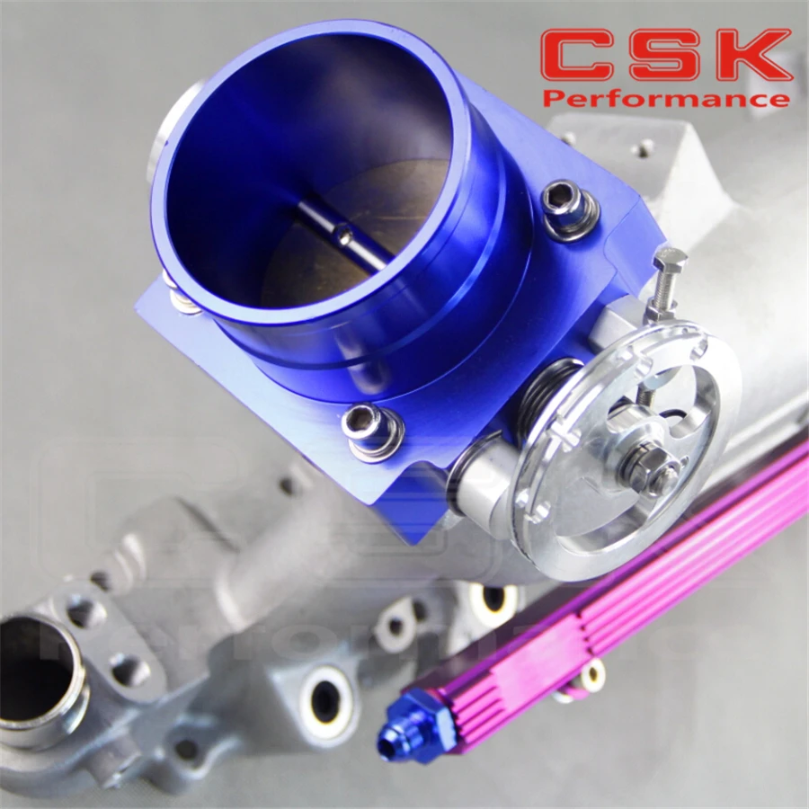 Литой алюминиевый впускной коллектор и Топливная рейка 80 мм дроссельная