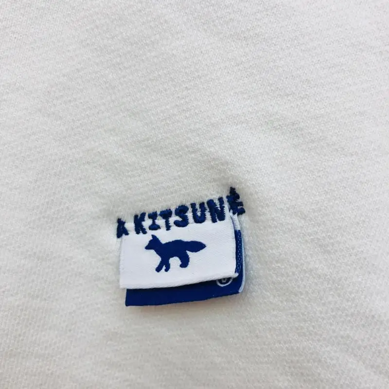 

Men Women Ader Error Maison Kitsune Sweatshirts High-Quality Fox Badge Embroidery Adererror Pullover Red Brown Hoodie