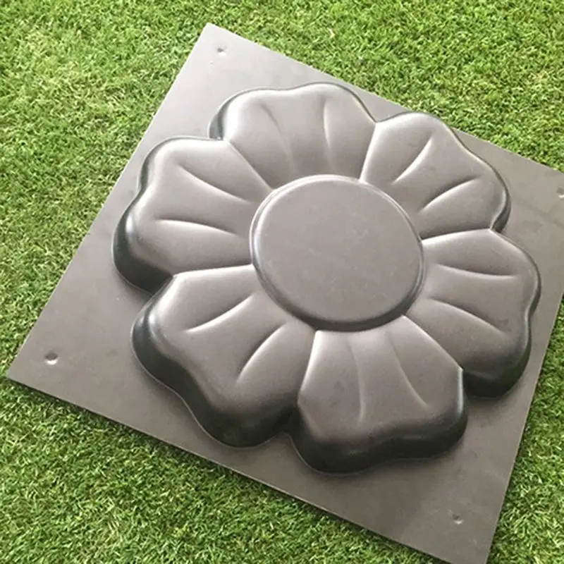 Path Maker DIY Concrete Mold Step Stone Cement Paving Landscape Floor Tile Pavement Mould for Garden Yard Pathway | Дом и сад