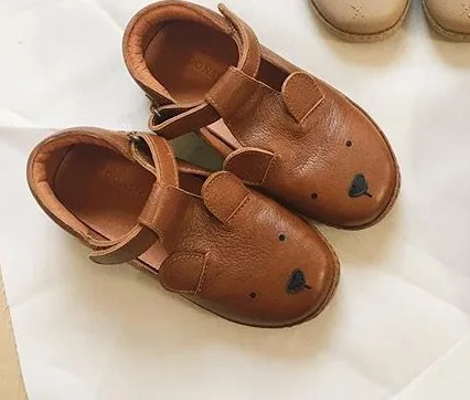 hook shoes Обувь из натуральной кожи обувь для детей, брендовая одежда для девочек, повседневная обувь для мальчиков; Лоферы слипоны ручной работы из дышащего мягкого материала для детей на плоской подошве кеды для малышей - Цвет: hook shoes