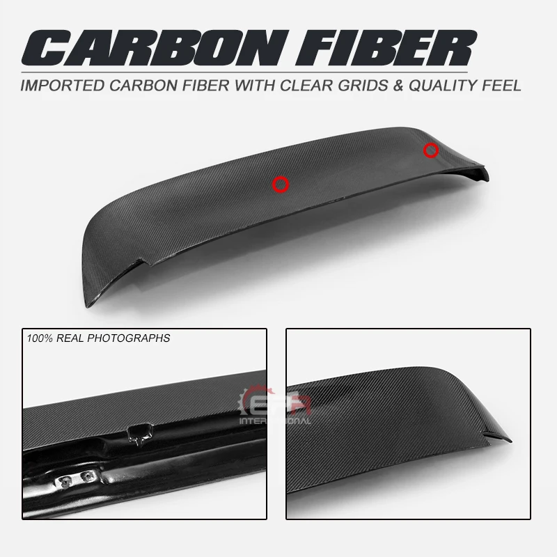 

Carbon Fiber Rear Spolier Duckbill Body Kit For Civic EG 1992-1995 Truning Part Spoon Carbon Top Wing Roof For EG Racing