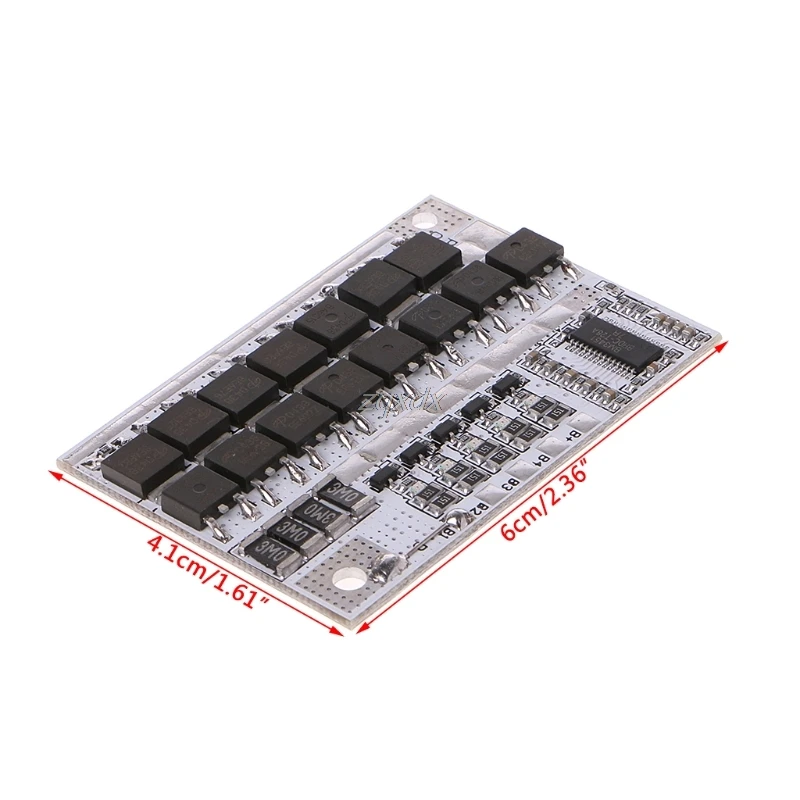 12 В 100A 4S BMS Li-Ion LiFePO4 LiFe LMO литиевая батарея Защитная плата Au08 19 Прямая поставка