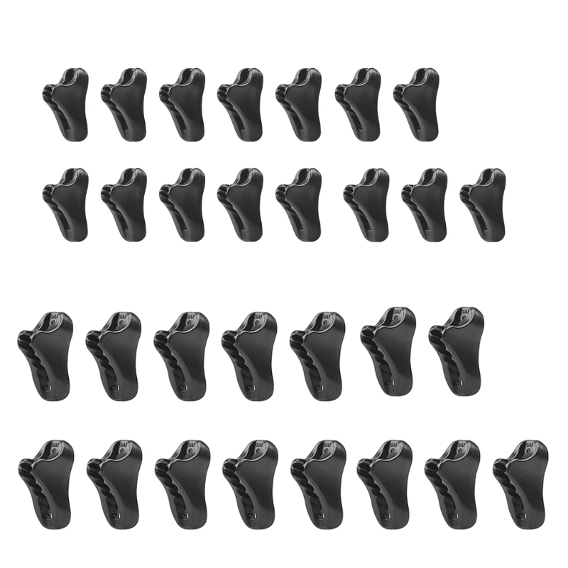

15 Pcs Tent Fastener Wind Rope Buckle Camping Triangle Fastener Cord Stopper Tightening Tool