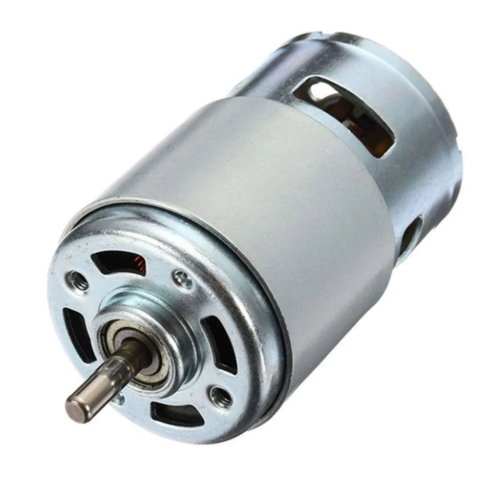 775 DC мотор-редуктор постоянного тока 12V-36V 3500-9000 об/мин шариковый подшипник большой