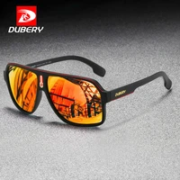 dubery brand design fashion polarized sunglasses men driving shades male retro sun glasses for men tac uv mirror goggles oculos