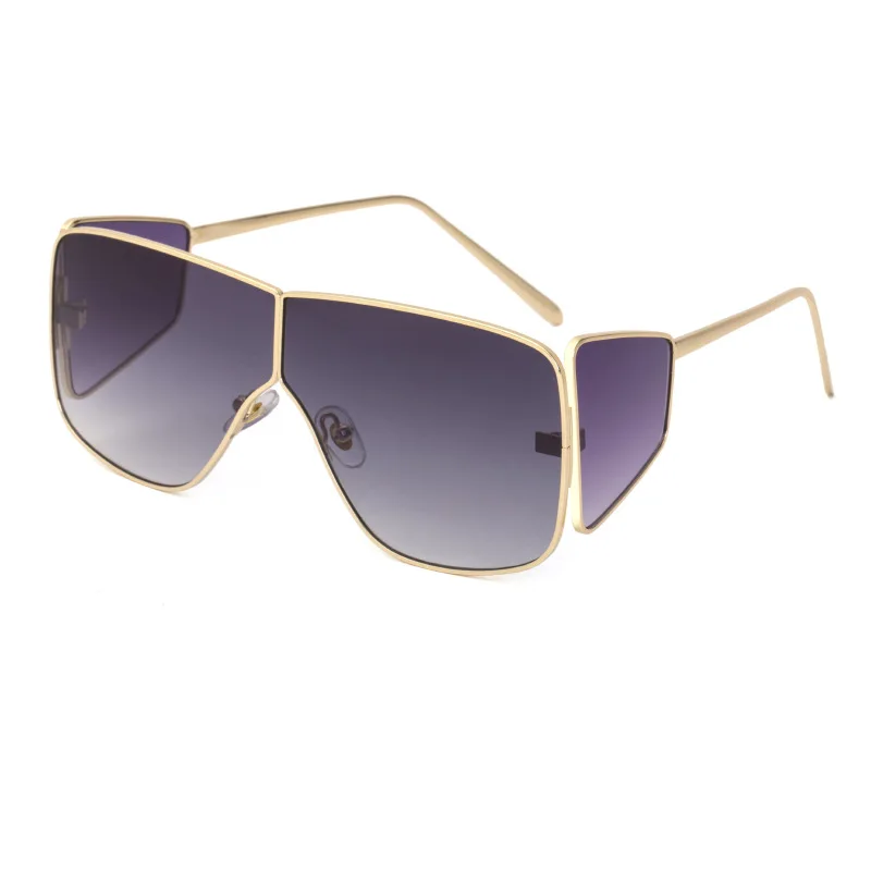 

2020 New Steampunk Sunglasses Women 601 Fashion Big Frame Four Lenses Surround European and American Sunglasses Sunglasses