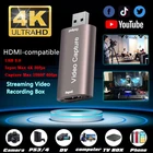 USB 3,0 4K 60fps HDMI-совместимая карта видеозахвата для большинства программных средств VLC OBS AMCA Windows Android и MacOS для захвата HD