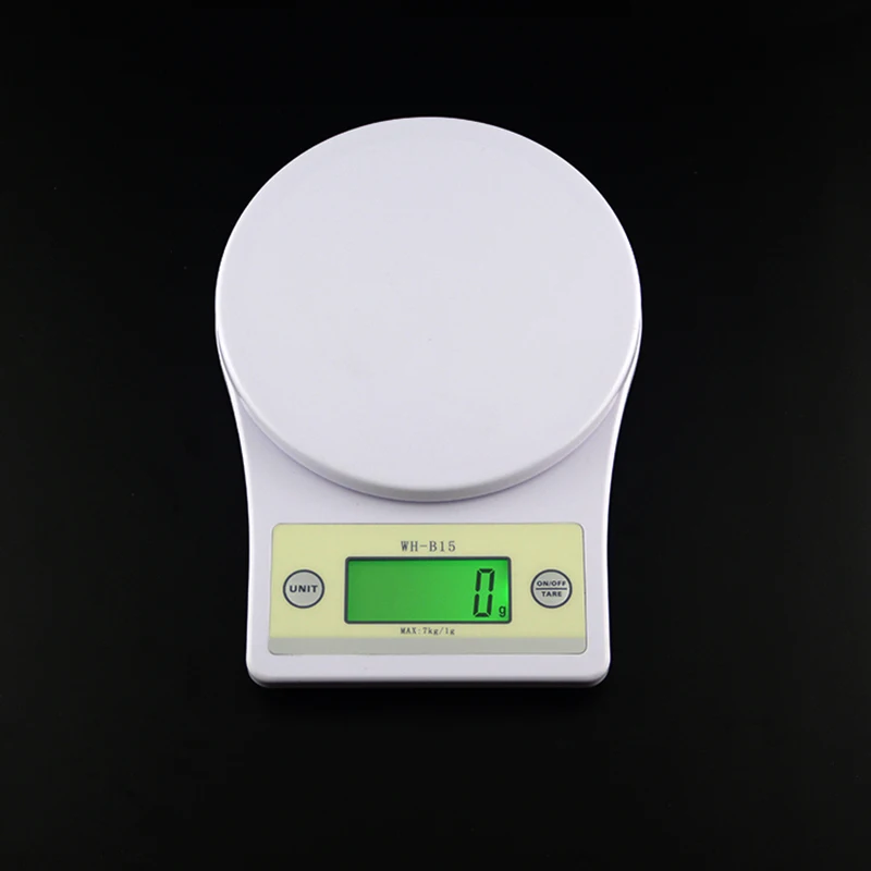 Высокоточные электронные кухонные весы 7 кг/1 г с чашей большие дисплеем для