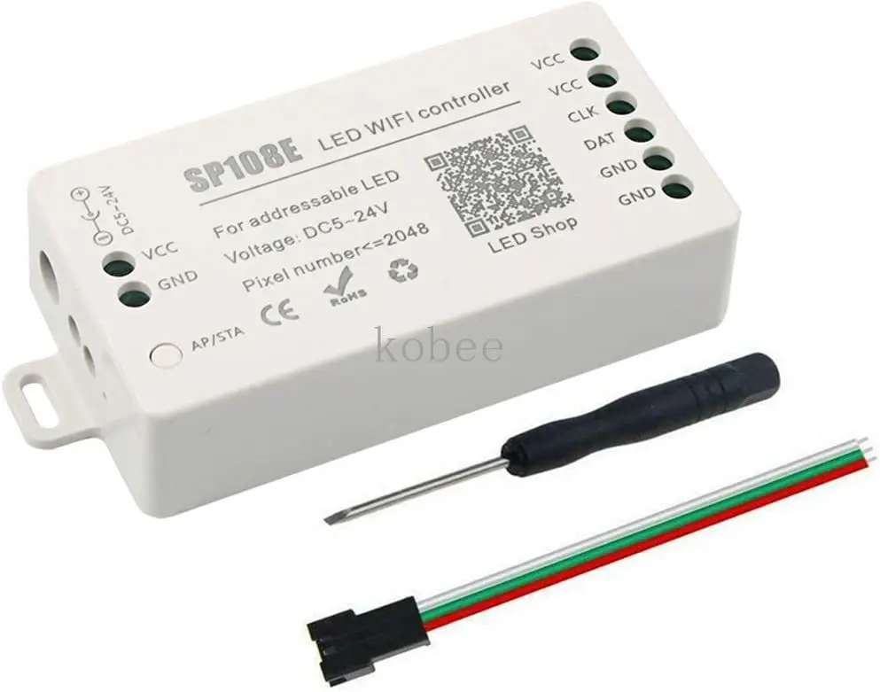 DC5 24V SP108E Wi Fi светодиодный Управление WS2811 WS2812B WS2813 WS2815 SK6812 светодиодные полосы