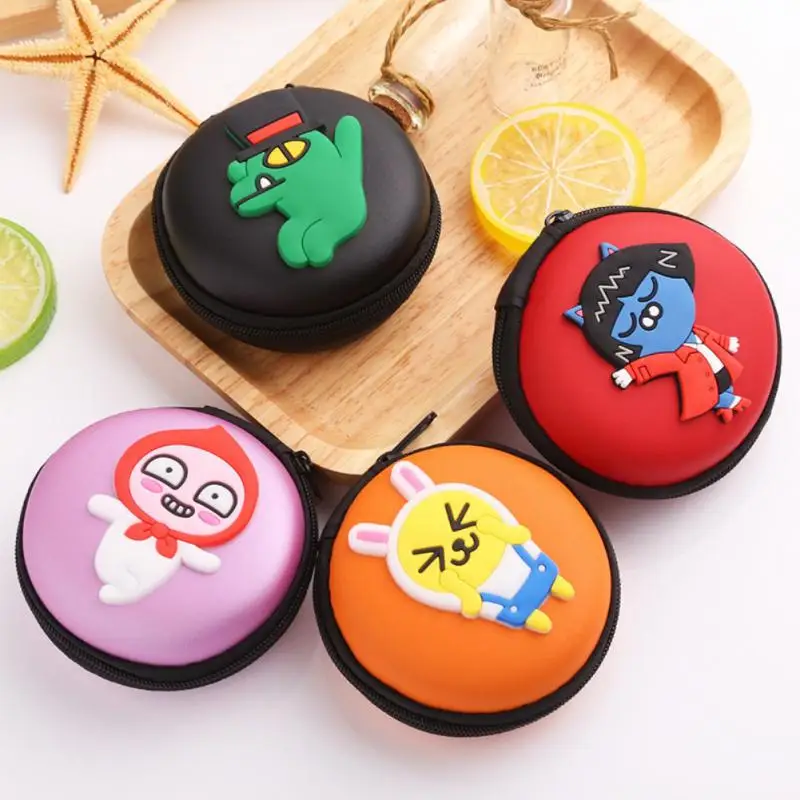 

Headphones Case Zipper Earphones Earplugs Earbuds Hard Shell SD Card Carrying Storage Bag To Keep Headset Box Package TXTB1