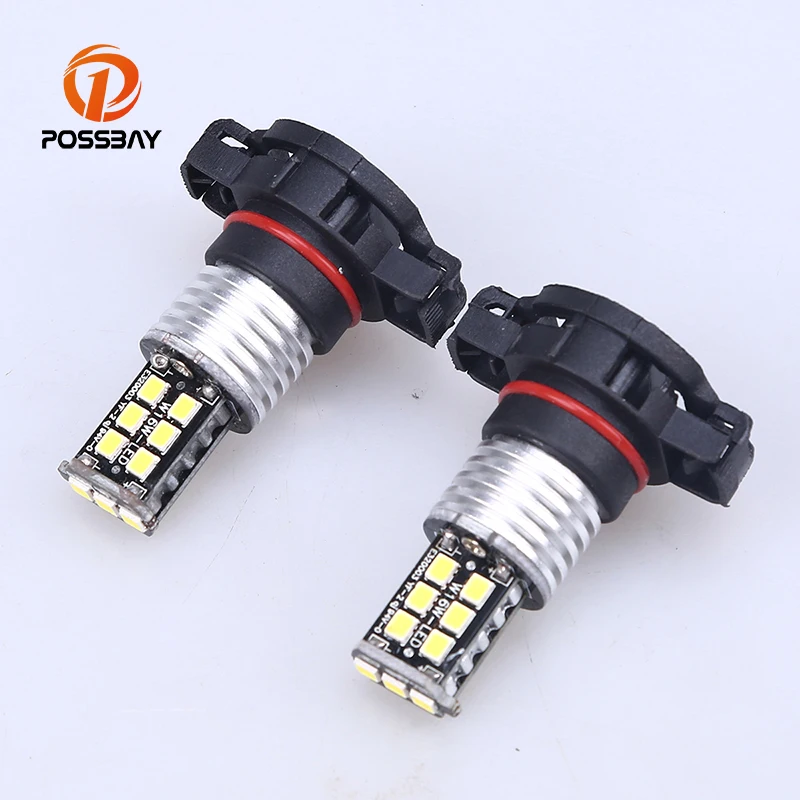 Posbay 1 пара Высокая яркость 15 SMD 12 В светодиодный белый яркий резервный светильник