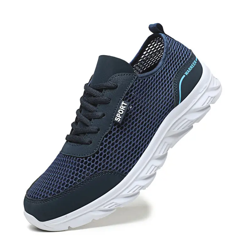 

Summer Sneakers Men's Walking Shoes Comfortable Breathable Mesh Flats Shoe Wear-resisitant Outdoor Loafers zapatillas deportivas