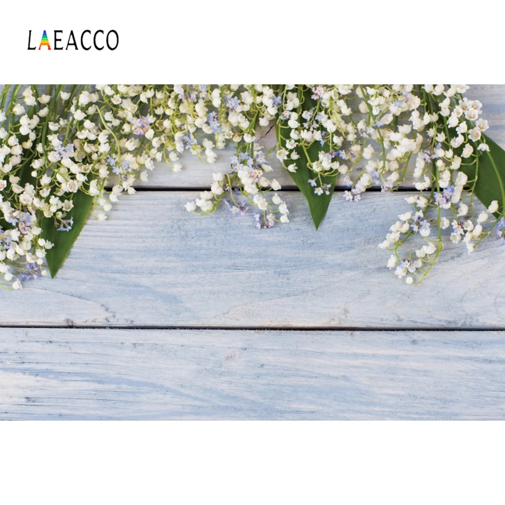 

Laeacco Faded Blue Wooden Board Flowers Photocall Planks Grain Texture Petal Photo Backdrops Baby Food Photography Backgrounds
