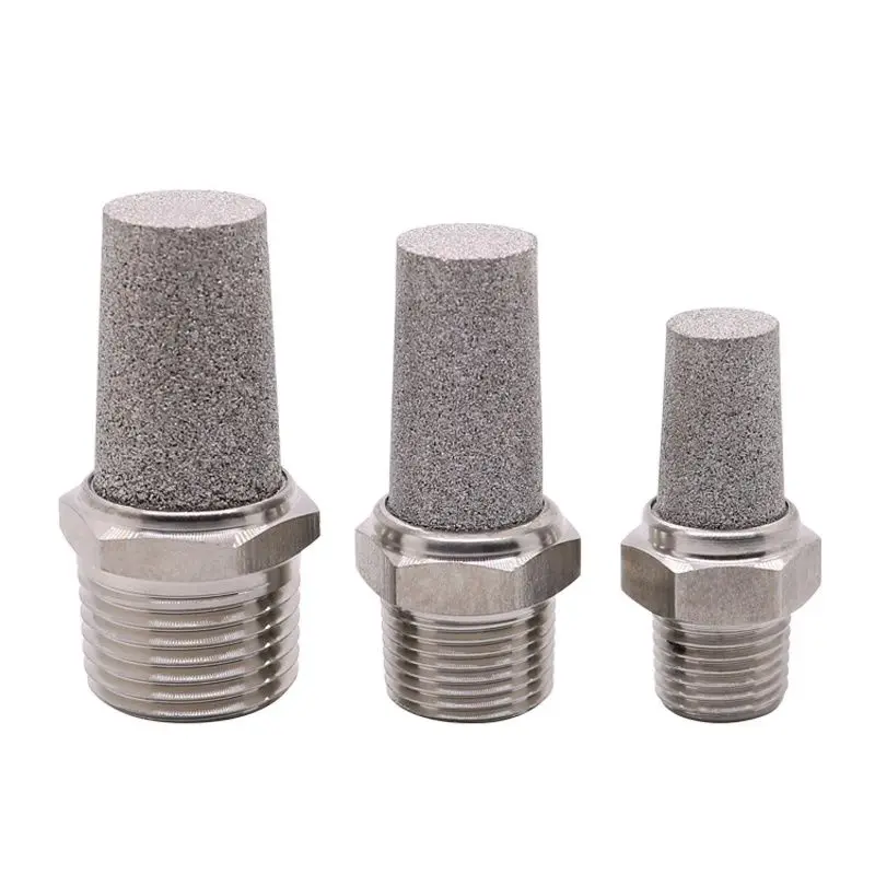 Пневматический фильтр глушителя 1/8 дюйма 1/4 3/8 1/2 3/4 BSP из спеченной бронзы - купить