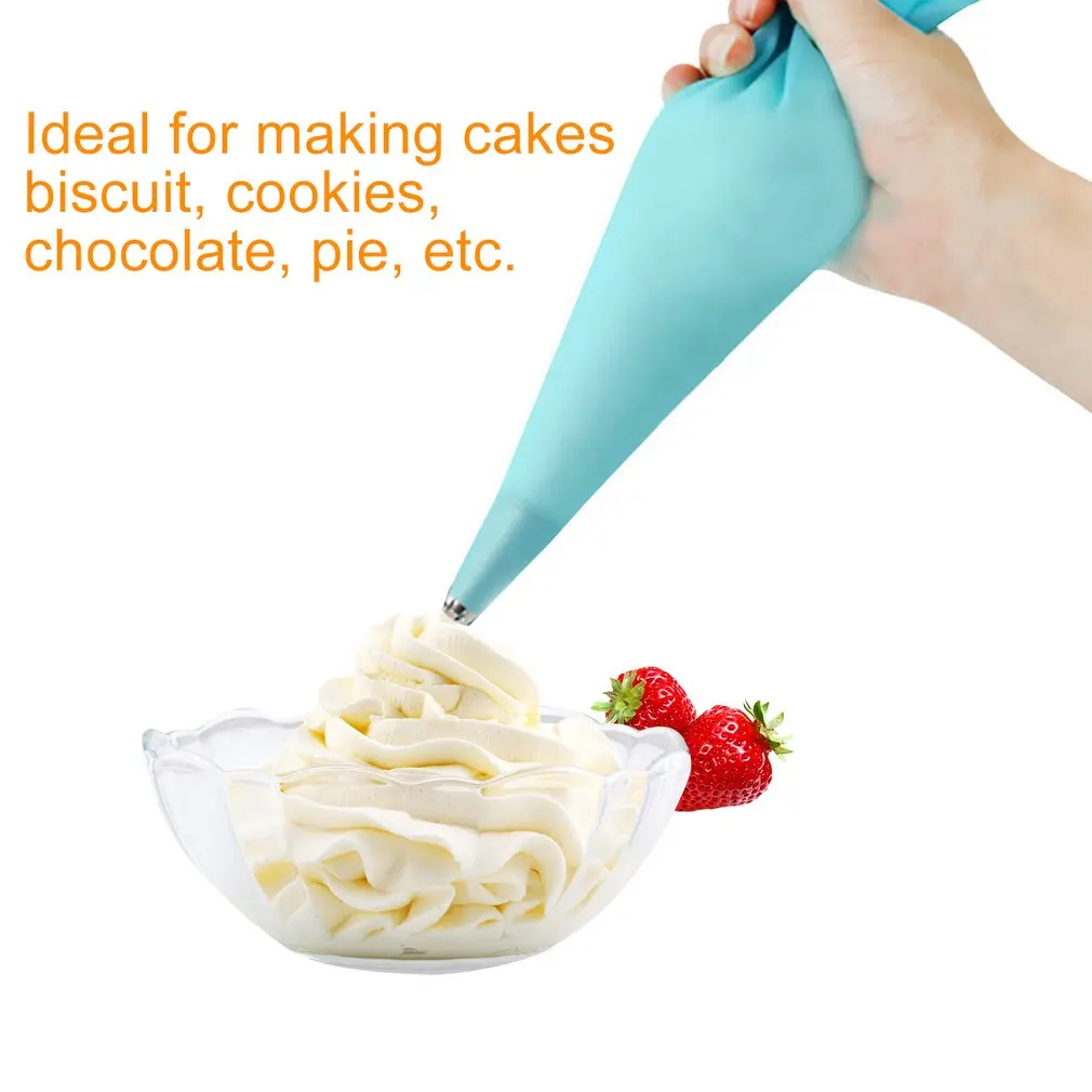 1 шт. портативный 13 &quotмногоразовый силиконовый кондитерский мешок для глазури