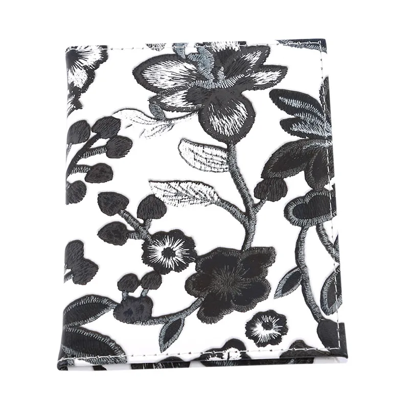 Обложка для паспорта женская с цветочной вышивкой 2019 | Багаж и сумки