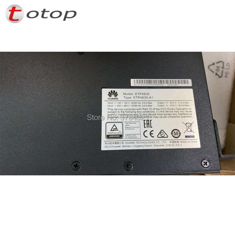 Fibra olt HW оригинальный встроенный Telecom энергоснабжения ETP4830 A1 Хуа Вэй OLT Мощность