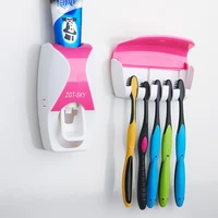 full automatic toothpaste squeezer toothbrush toothpaste holder squeezer wall mounted bathroom set