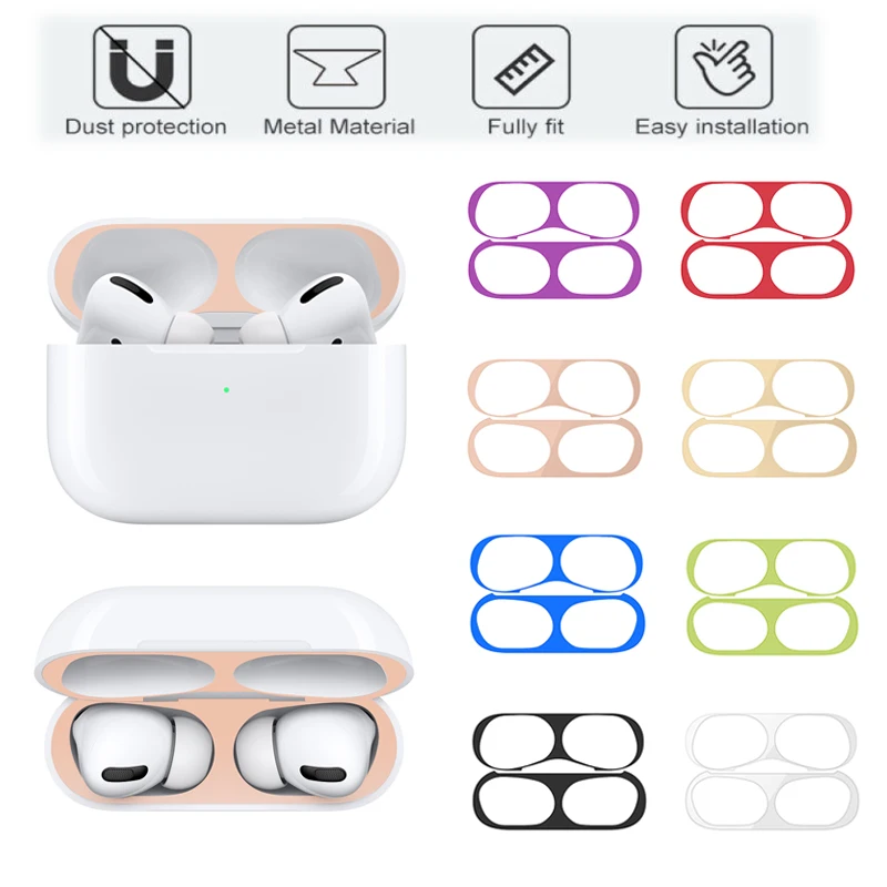 Защита от пыли царапин наклейка для AirPods Pro 1 2 защита защитная пленка наушников pro
