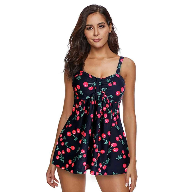 2020 бикини из двух частей размера плюс танкини купальник платье купальники