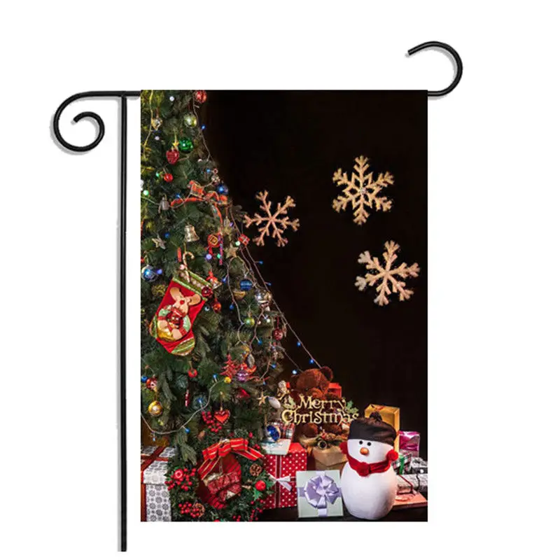 Christmas tree-7 На Рождество и Хеллоуин; Добро пожаловать на День Благодарения сад флаг на домашней странице баннер 30X45 см - Цвет: Christmas tree-7