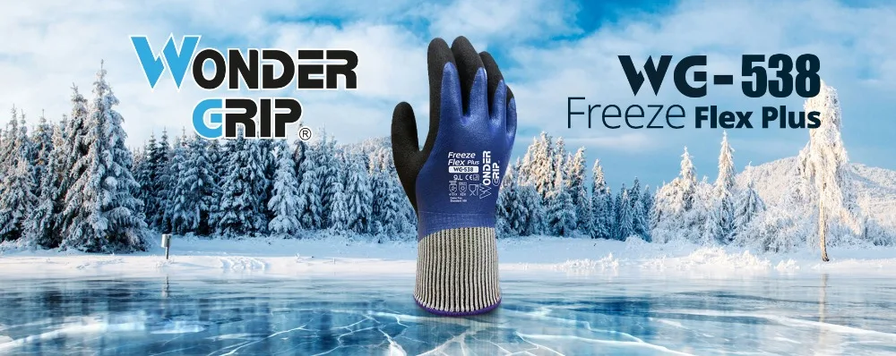 Freeze flex полностью маслостойкие безопасные перчатки для контакта с продуктами питания теплые зимние перчатки для садоводства водонепроницаемые перчатки для работы с защитой от холода