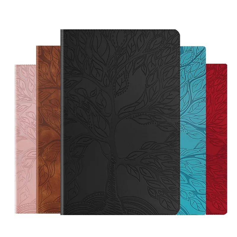 

For Kindle Fire HD 10 2017 10.1 inch Embosssed Life Tree PU Leather Tablet For Kindle hd 10 Tablet Case +Film