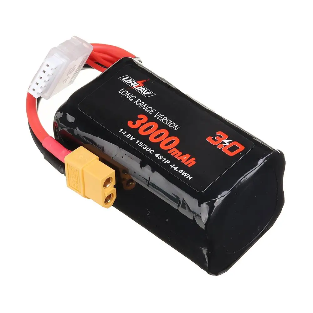 

URUAV VTC6 18650 4S 14.8V 3000mAh XT60 Plug 15/30C 4S1P LR Li-ion Battery for GEPRC Crocodile Baby Accessories Spare Parts