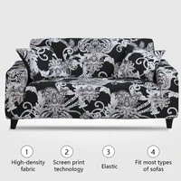 elastic stretch sofa cover for living room morden printed sectional slipcovers chair couch non slip cover couch cover for sofas