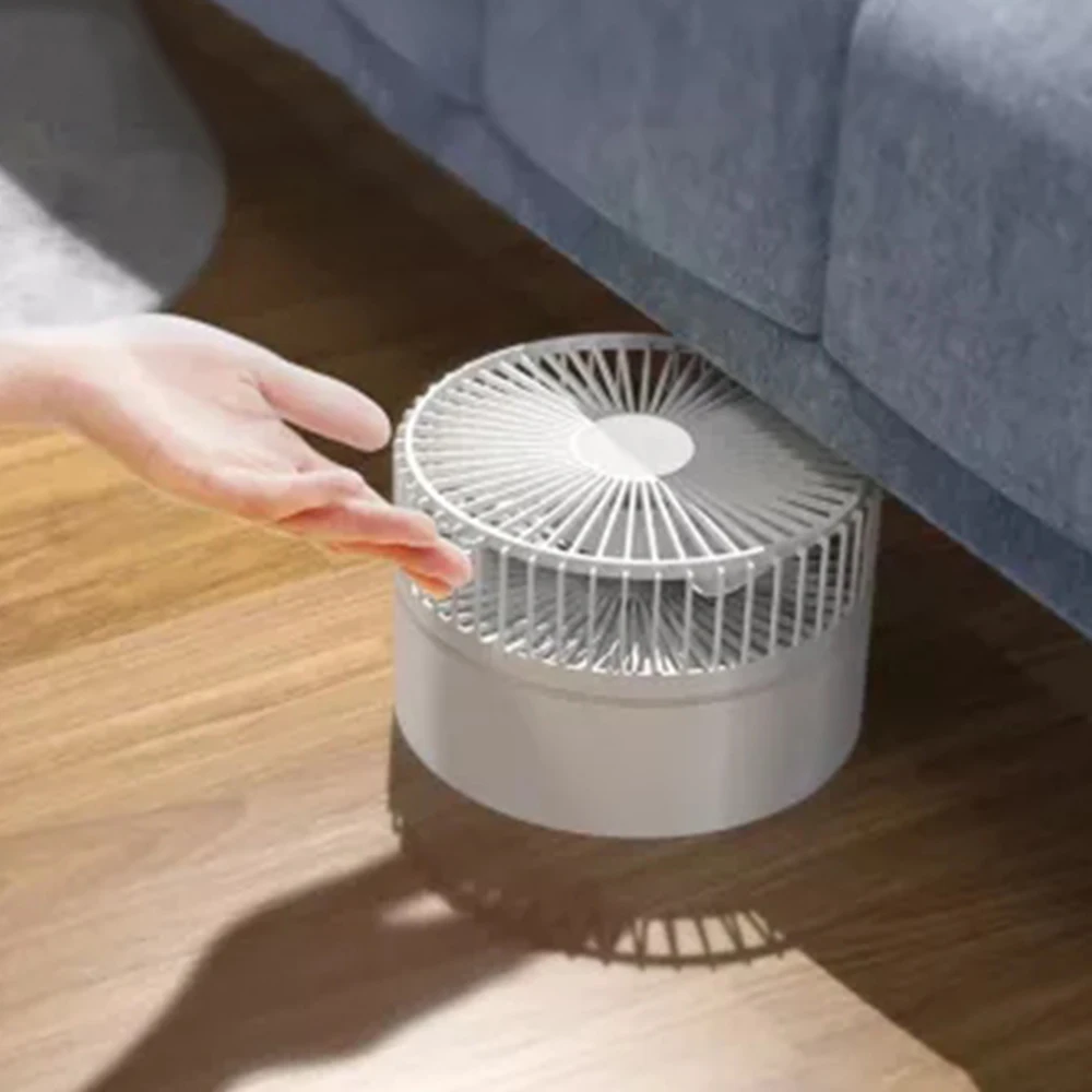 

Qualitell Wireless Folding Air-Conditioning Fan Head-shakeable Desktop Fan Remote Control Humidification Fan With Night Light