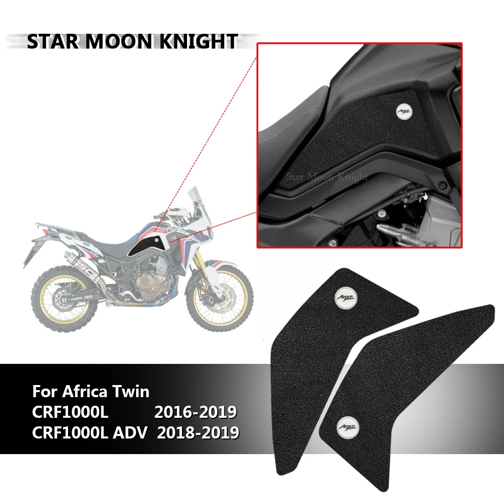 

Motorcycle Tank Pads Protector Sticker Decal Gas Knee Grip Tank Traction Pad For HONDA Africa Twin CRF1000L CRF 1000 L ADV
