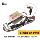 Rcexl однорозничноедвухрозничное зажигание NGK-BPMR6F-14mm 58 ''(16 мм) шестигранное 90 градусов для газового бензинового двигателя радиоуправляемого самолета