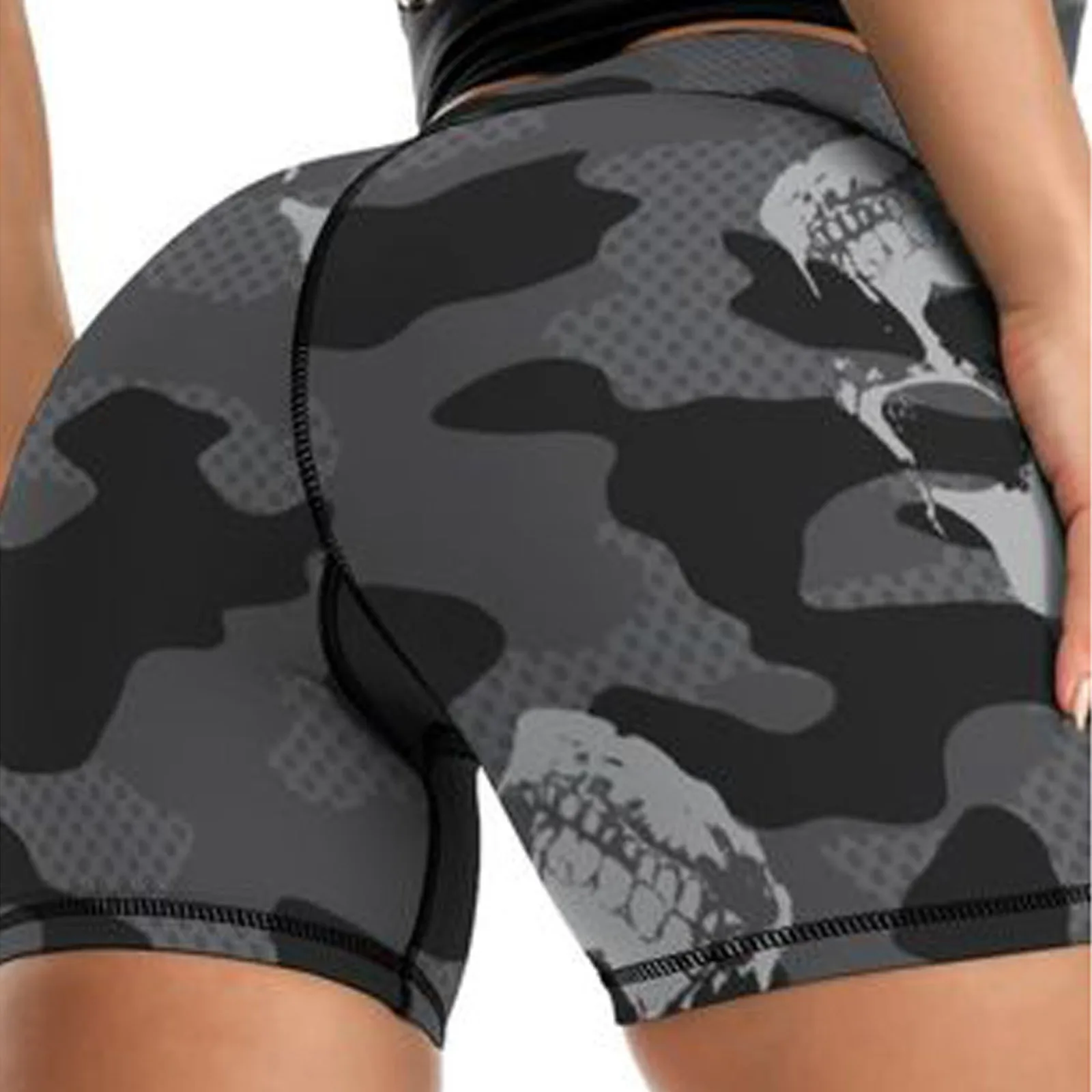 Леггинсы с леопардовым принтом для мам и камуфляжной расцветки в полоску стиле