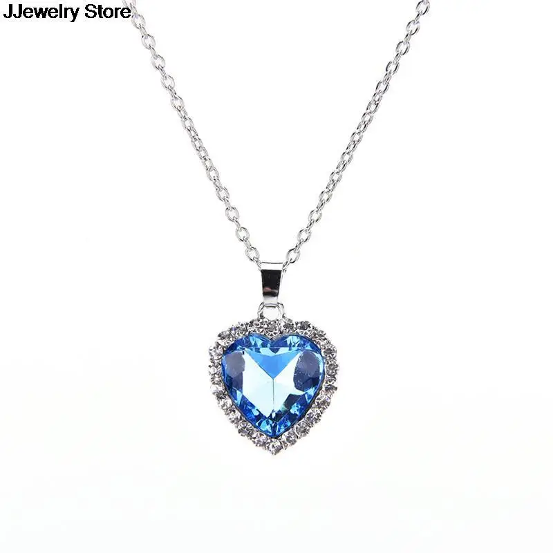 1PC 40cm Maxi Necklace Women Long Chain Charm Pendant Romantic Ocean Love Heart Design Trendy Classic BestFriend | Украшения и