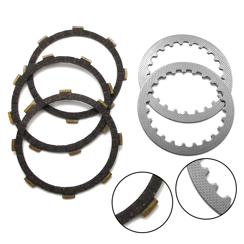 

Motorcycle Clutch Disc Plates For Yamaha GT80F GT80G GT80MXB LB50 LB50IIIH LB80 LB80IIHC MX80 MX80G MX80H MX80J OEM 4EU-16321-00