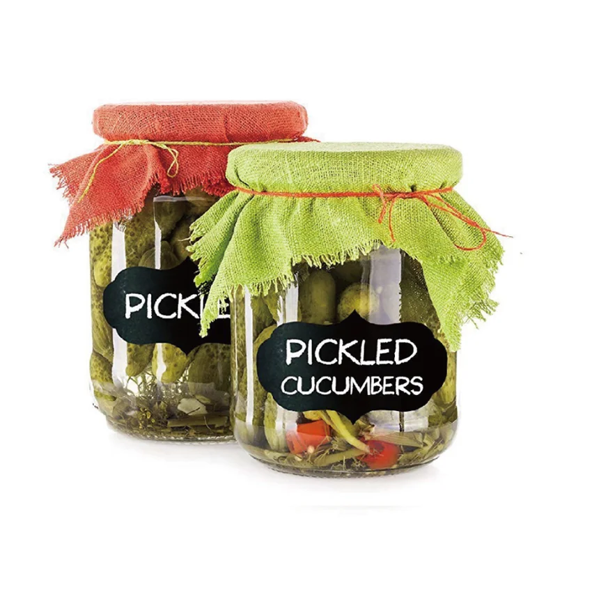 48pcs Jar Stickers Kitchen Label Blackboard Spice Labels Sticker Storage Organizer Bottles Chalkboard Tag | Дом и сад
