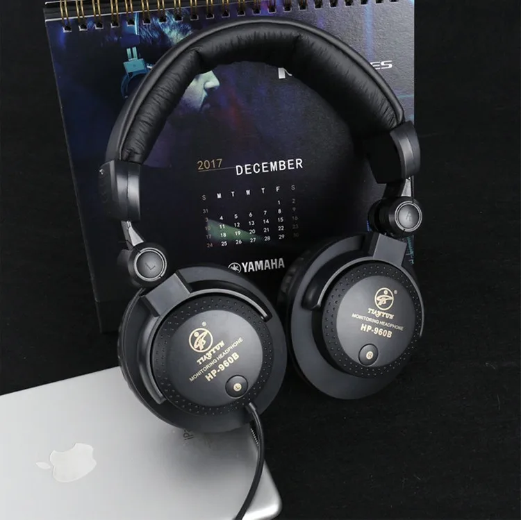 TIANYUN HR-960B Bass шумоизолирующая гарнитура Studio DJ Наушники дистанционные стерео Hifi