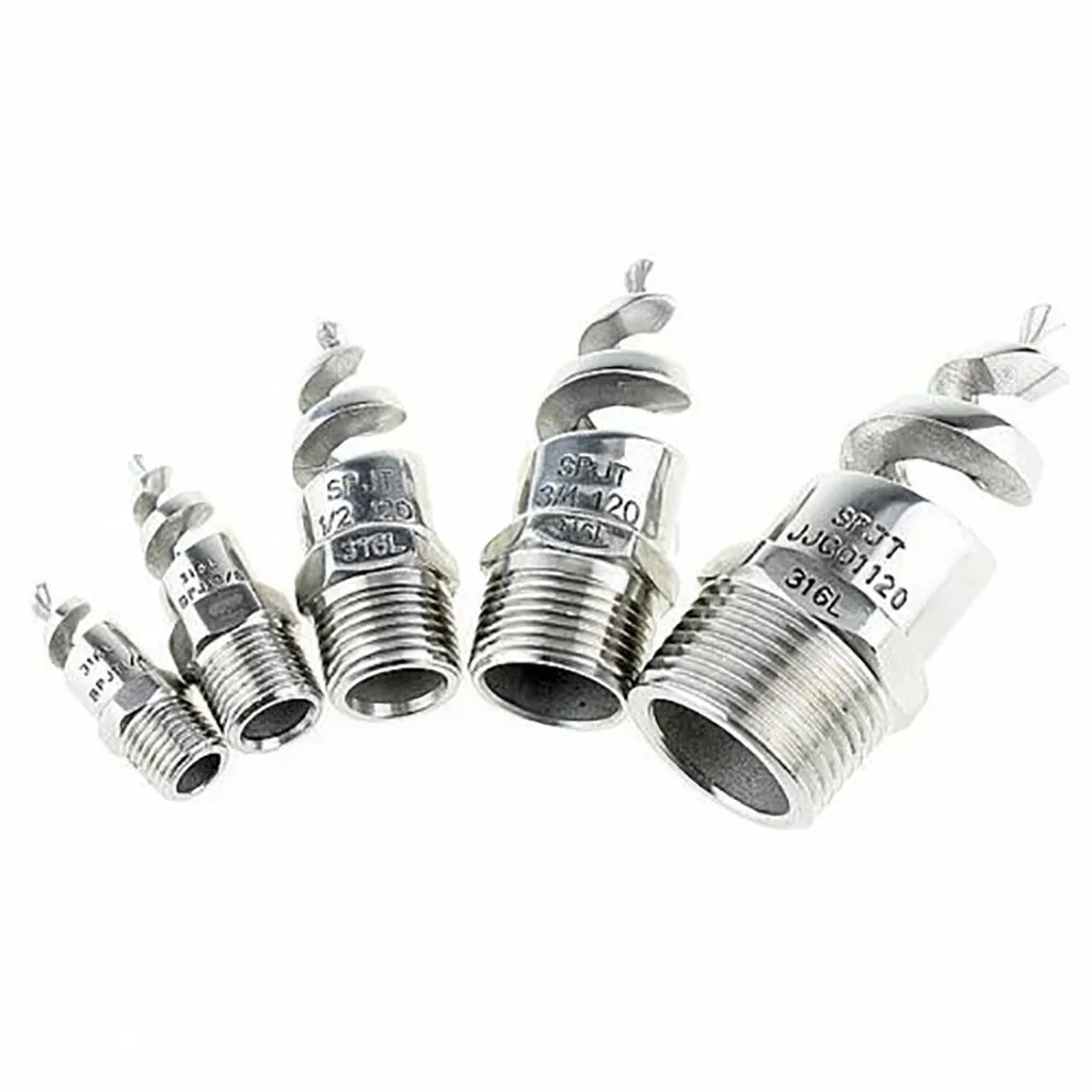 45 #1/4 &quot 3/8&quot 1/2 &quotспиральное конусное распылительное сопло из нержавеющей стали