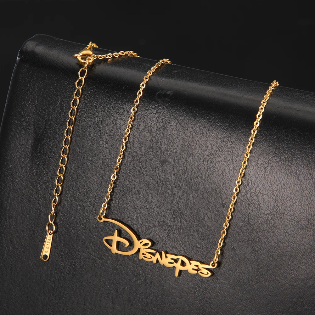 

Цепочка на шею Cazador для женщин и девушек, индивидуальное ожерелье из нержавеющей стали с именем на заказ, Подарок на годовщину, 2022