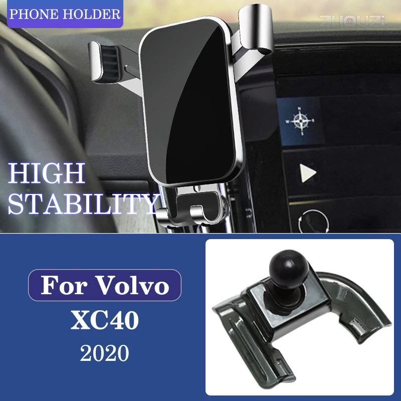 

Автомобильный мобильный телефон держатель для Volvo XC40 2020 2021 специальный, устанавливаемое на вентиляционное отверстие в салоне автомобиля по...